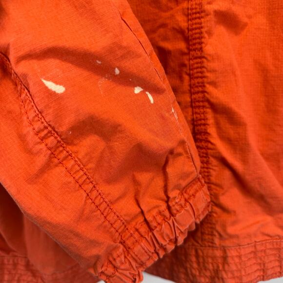 Eddie Bauer Orange Spring Lightweight Full Zip Hooded Jacket Womens Large - Picture 12 of 16